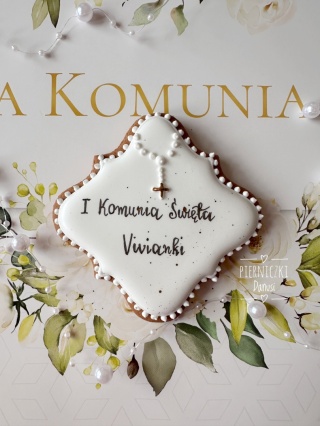 Winietka komunijna - pierniczek wzór 1