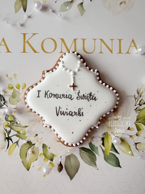 Winietka komunijna - pierniczek wzór 1